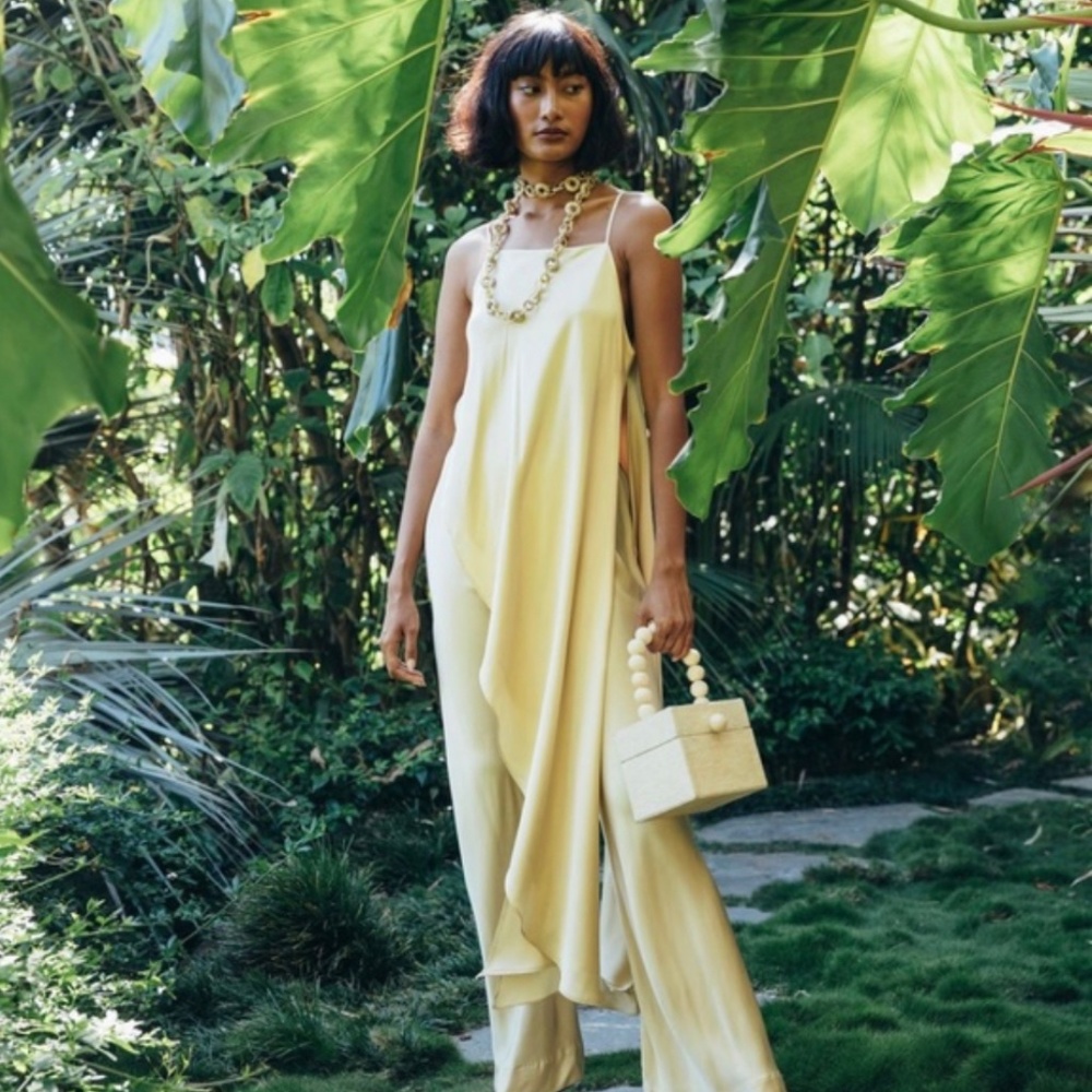 NEW CULT GAIA - Sylvie Asymmetrical Spaghetti-Strap Top